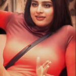 Ayesha Khan Instagram – Sabar ❤️. Go vote now on the @officialjiocinema for our favourite Ayesha khan. Hurry up let’s go.  Blue cord set- @a.la.modebyakanksha 
Red cape pants – @houseofrirasa  Styled by- @duh_rasmalai 
#ayeshakhan #trendingreels #trending #biggboss17 #colorstv #bollywood #celebrity