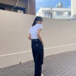 Ayuri Yoshinaga Instagram - Carharttのパンツ @digdig.official で安くでゲット！ このゆるい感じかたまらん🤤 似合ってますか？ #carhartt #ストリート #古着 #오오티디 #데일리