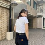 Ayuri Yoshinaga Instagram - Carharttのパンツ @digdig.official で安くでゲット！ このゆるい感じかたまらん🤤 似合ってますか？ #carhartt #ストリート #古着 #오오티디 #데일리