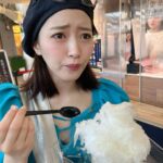 Ayuri Yoshinaga Instagram – 最近食べたかき氷の中で1番美味しかった🍧

 #かき氷  #夏休み  #여행스타그램