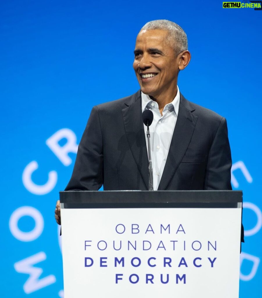 Barack Obama Instagram - On November 3, I’ll be joining the @ObamaFoundation’s 2023 #DemocracyForum. We’ll be bringing together leaders and experts from around the world to explore the most important issues facing democracy—from how we can rebuild trust in our institutions, to the future of AI and the way we consume information. Learn more about this year’s Democracy Forum at the link in my bio.
