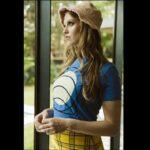 Barbara Dunkelman Instagram - This photo makes me happy for 2 reasons. First, it’s one of the new shirts in my fall collection that I adore, but second, I’ve been working with @kellygeefit on improving my posture, core strength, and tons of other things— and I don’t recall a time where this stance felt so natural. We standin’ up straight, yo! Small victories 🥺❤️