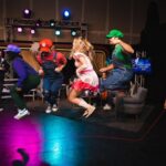Barbara Dunkelman Instagram - Some BTS photos from @atwes from today’s Mario segment we did for Extra Life! Thank you to everyone who has been watching and donating. We’re still going until 10pm CT tonight!