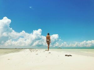 Beau Garrett Instagram - I travel alone because it scares the shit out of me as much as it reminds me that though I am large in my own life, I must humbly bow down to being smaller in the bigger picture of it all. To travel wakes me up, it shakes me to my core, it resets me , it ignites me and it brings me a great sense of peace. To those of you that understand these words, you are my unspoken tribe. We may be oceans apart but we are all connected by this great mass of water we get to swim through.