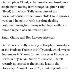 Beau Garrett Instagram - Well this should be fun 💫