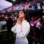 Becky G Instagram - Thank you @davidbeckham for inviting me to be a part of an unforgettable moment in @mls history. 🤍 Miami, Florida