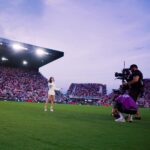 Becky G Instagram - Thank you @davidbeckham for inviting me to be a part of an unforgettable moment in @mls history. 🤍 Miami, Florida