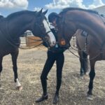 Bella Hadid Instagram – My little flying mare, Amira 🤍👼🤍 Wellington International