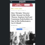 Bella Thorne Instagram - DIVINITY 💫 OPENS TODAY!! a Film by Eddie Alcazar @eddiealcazar & thank u Eddie for putting me in this acid trip of a movie — Cuban minds FTW, cheers to many more movies together !! Presented by Steven Soderbergh Opens in NYC 10/13 at Regal Union Square Opens in LA 10/20 In Theaters Nationwide beginning 11/3 To view the full trailer and buy tickets for a screening near you visit divinitythefilm.com 🎟️🎟️🎟️