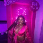 Bethany Clayton Instagram – I’m a doll but I still wanna party 🩷💫🎀💖👛🍬 
p.s. it was not @sophiapayan birthday but we still celebrating 🥳😂 PH Day Club – Hollywood