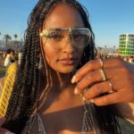 Bethany Clayton Instagram - I’ll take you to the moon, there’s only room for 2 #day1💛 Coachella Music Festival