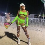 Bethany Clayton Instagram - THE REAL ALIEN SUPERSTAR 👽💚💫 easily one of the best weekends of my life!! 🤍 •Outfit & accessories @iheartraves •Shoes: @ravewonderland Nocturnal Wonderland