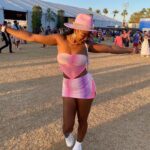 Bethany Clayton Instagram - Desert fairy 🧚🏾‍♀️ wk 2 💗 had to show out for my HOT GIRL @theestallion BEST PERFORMANCE!!!🔥 Coachella