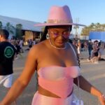 Bethany Clayton Instagram - Desert fairy 🧚🏾‍♀️ wk 2 💗 had to show out for my HOT GIRL @theestallion BEST PERFORMANCE!!!🔥 Coachella