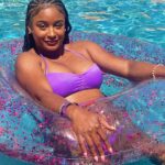 Bethany Clayton Instagram - Hot as hell 🥵 @oneoneswim 💜 Palm Desert, Palms Springs
