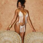 Bethany Clayton Instagram - I’m one of one, I’m number one, I’m the only ONE 🤎🌾 @jetskiswim Los Angeles, California