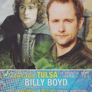 Billy Boyd Instagram - Look at this, I’ll be in Tulsa this weekend with the lovely folk @wizardworld . Hope to see you there. I thought octoberfest was on....but sadly no. So, if you know the greatest food, coffee, wine or milkshakes in Tulsa, please feel free to let me know. Looking forward to a fun weekend, see you there, Billy x