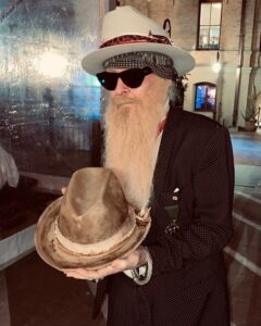 Billy Gibbons Instagram - Hey y’all…. A big shout out to Teressa Foglia @teressafoglia, thank you for my new custom-made chapeau!! Look for it on tour. @thebryanmuseum @jbbryan2018