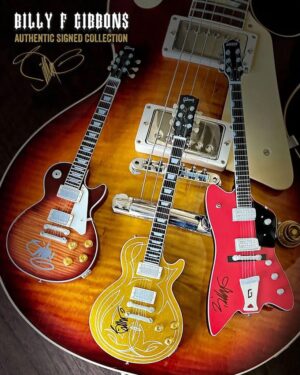 Billy Gibbons Instagram - AXE HEAVEN® is honored to present our new Billy F Gibbons OFFICIALLY LICENSED Signature Mini Guitar Model Collection. It’s a stunning replica 1:4 scale handcrafted set of three of his most iconic guitars: the distinctive Billy Bo Gretsch, his Aged “Pearly Gates” Gibson Les Paul, and the classic “Pinstripe” Gibson Les Paul Goldtop. This collection includes a limited number of 1st Edition units that have been hand-signed by Billy, so don’t delay acquiring these rare valuable collectibles.
https://store.axeheaven.com/search?q=Billy+F+Gibbons
link in bio
@axe_heaven #guitars #miniguitar #miniguitars