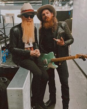Billy Gibbons Instagram - SMOKIN’ good time with @traegergrills in Utah last night”...  BFG & Montana T say it, “Treager BBQ grills are tops...!”
📸 @briewilly