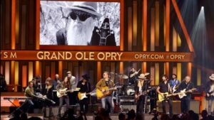 Billy Gibbons Instagram - AMERICA SALUTES YOU @americasalutesyou HONORS ZZ TOP’S BILLY F GIBBONS IN BENEFIT CONCERT TAPED AT THE GRAND OLE OPRY HOUSE. SPECIAL WILL AIR ON FOX STATIONS ON DATES LISTED

Brad Paisley, Chris Janson, Dennis Quaid, Eric Church, Jimmie Vaughan, Larkin Poe, Lucinda Williams, Tim Montana, Travis Tritt, and Gurthrie Trapp are featured performers

For local listings, which start 8/7 and to support visit:
https://americasalutesyou.org 
link in bio