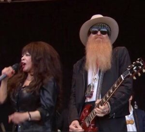Billy Gibbons Instagram - Repost from @steverushtonmusic
•
2016 Glastonbury with Ronnie Spector @ronniespectorthebadgirl