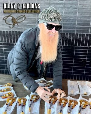 Billy Gibbons Instagram - AXE HEAVEN® is honored to present our new Billy F Gibbons OFFICIALLY LICENSED Signature Mini Guitar Model Collection. It’s a stunning replica 1:4 scale handcrafted set of three of his most iconic guitars: the distinctive Billy Bo Gretsch, his Aged “Pearly Gates” Gibson Les Paul, and the classic “Pinstripe” Gibson Les Paul Goldtop. This collection includes a limited number of 1st Edition units that have been hand-signed by Billy, so don’t delay acquiring these rare valuable collectibles.
https://store.axeheaven.com/search?q=Billy+F+Gibbons
link in bio
@axe_heaven #guitars #miniguitar #miniguitars