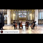 Birol Güven Instagram - Cem’in çello dörtlüsü için yazdığı yeni bestesi , “ Void” (Boşluk) Performans : @londoncontemporarysoloists