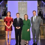 Blake Lively Instagram - @bettybuzz & @british_airways = hot new couple alert ❤️‍🔥 twin flames. Thank you @empirestatebldg for having us in welcoming back our UK friends to NY.