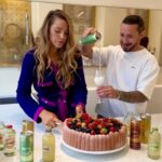 Blake Lively Instagram - @cedricgrolet You should’ve made your bakery nut free if you didn’t want me to drive you nuts. 😵‍💫🤭 Love you buddy. I had the time of my life. Glad I could bring the @bettybuzz & @bettybooze to make up for the chaos Chef🥂 🎂