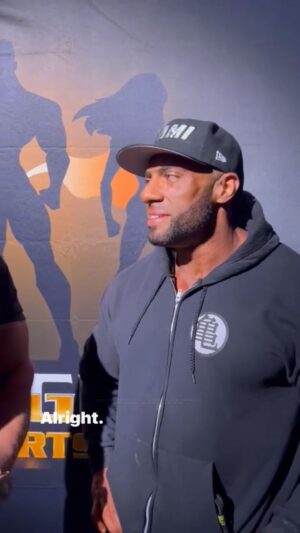 Bob Cicherillo Instagram - Quick chat with @justindifbb on todays @legionsportsfest prejudging. Where do you think he will place tonight?!? 

#ifbbpro #ifbb #legionfest #bobcicherillo #bodybuilder