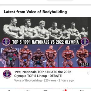 Bob Cicherillo Instagram - NEW V.O.B. UP! 91 NATIONALS VS 22 OLYMPIA! https://youtu.be/i8pNYl7zc5s
#bodybuilding #bobcicherillo #voice of bodybuilding #nypro #ifbbproleague