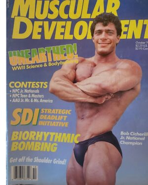 Bob Cicherillo Instagram - TT- to 1987. My very first cover shot on MD after winning the NPC Jr. NATS OVERALL at 21 years old
