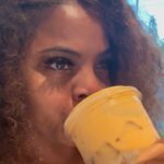 Brely Evans Instagram - Ok cousin @mshogg I did it! I ordered Venti pumpkin cream chai, chai latte two pumps of vanilla one pump, brown sugar with oat milk! Wow 😮 that’s amazing sooo yummy! #starbucks THE HOLIDAY DRINK’ Worldwide