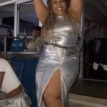 Brely Evans Instagram - Here’s one for the books Beyoncé’s background singers wear dress like me!! I knew I belonged on that stage 😜Love this 2 piece Silver outfit? I bought 2 one for me and one for you!! It’s a 2X @sisterswop @beyonce Giveaway! Tag 5 friends and I’ll draw a winner! Love y’all ❤️❤️