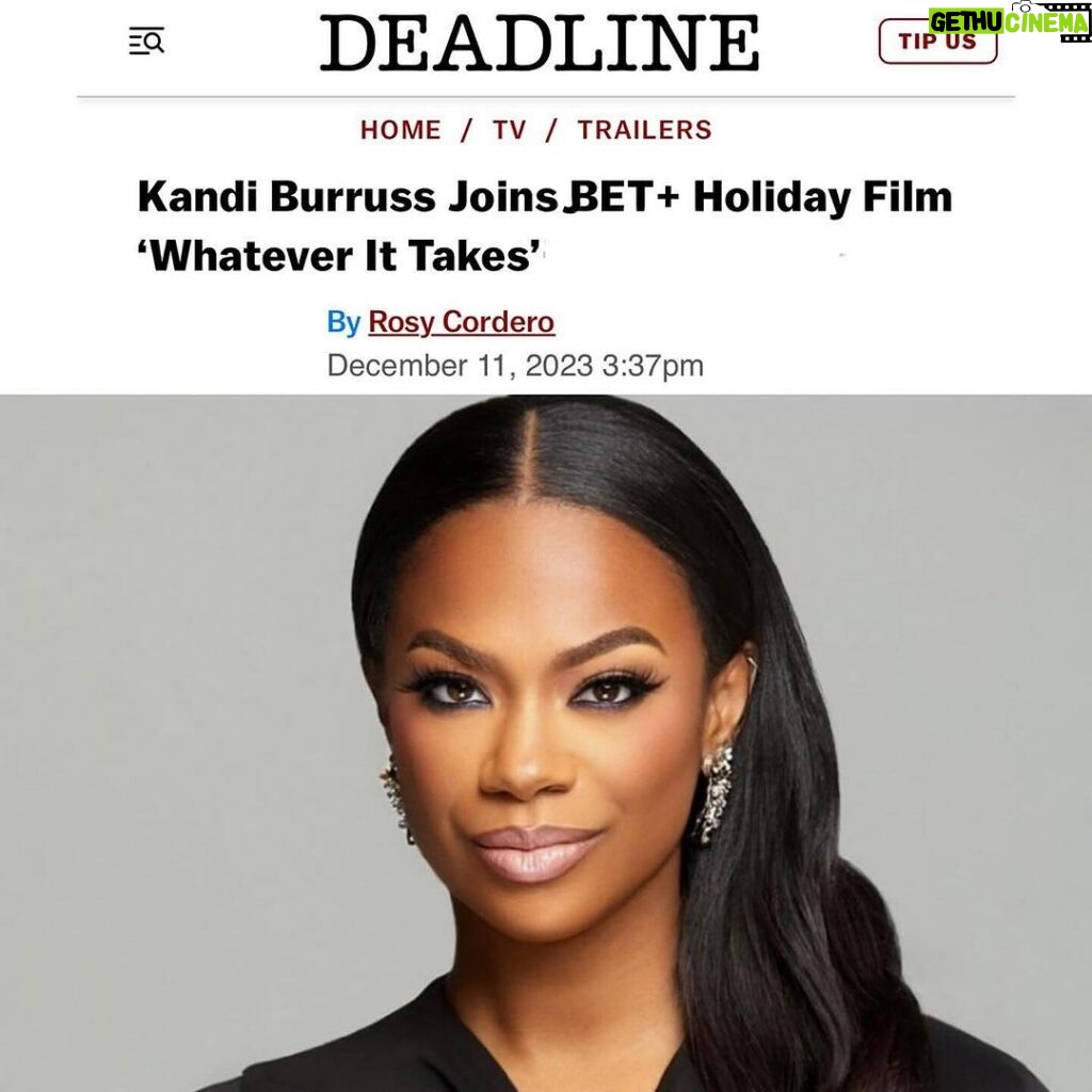 Brely Evans Instagram - Look at my gorgeous on the INSIDE and OUTSIDE friendddd @kandi leading the charge for our new HOLIDAY FILM…..”Whatever It Takes” out on @betplus DECEMBER 21!! 🎄❤️🎄❤️🎄❤️🎄❤️🎄❤️🎄 We did a thang yall!!! I’m so grateful for @tamiroman Calling my phone and always pulling me up as she TRAIL BLAZES HOLLYWOOD! I love you TO LIFE FOR LIFE FRIEND ❤️THEN FROM AFRICA TO ATLANTA me and @theajzone are back together again!! @rayanlawrence knows I’m afraid of him from his role BMF 😩😳the my brother @iamkendrickcross from AMBITIONS with me @steviebaggsjr @zuri_james @linda.boston ALL DID AMAZING WORK TOO! THANK YOU TO ALL THE OUTSTANDING CREW MEMBERS Ones to watch out for is our director @tailiahbreon & dp @a_m_visuals🎄🎄 @jillythunda I pray for a partner in crime and business like you ma’am ❤️! @betplus @swirlfilmsig @duboseofficial your support made it happen ❤️our writers pens are so cold they all up in my real life business 😩🤣🤣🤣@tushonda and @lekamcbrath THANK YOUUUUU❤️❤️ The birthday surprises keep rolling in!! 🤣🤣🤣🤣🤣🤣 #waterwalkers #wowGod #RomanRamseyProductions #WhateverItTakes #BetPlus #HolidayMovie #brelyevans #tamiroman #kandiburruss Worldwide