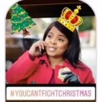 Brely Evans Instagram - I absolutely love when yall take pictures of yall TV AND SEND ME THE PICTURES!! Watch You Can’t Fight Christmas on Prime!! 🌲❤️🌲❤️🌲