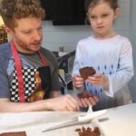 Brendan Scannell Instagram - Brownie cupcake sliders and cinnamon apple fries on an Indiana night! Recipe on final slide xo @kidsbakingchampionshipcasting