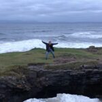 Brennan Lee Mulligan Instagram - Much, much #latergram of me and @iz_ball’s incredible time in Ireland: Cliffs of Moher, Fairy Bridges & Wishing Chair, Giant’s Causeway, Dunluce Castle, full Irish breakfast courtesy of Iz, fabulous night at O’Donoghue’s in Dublin with the wonderful @mr_lukebenson & @kathyroseobrien (including photo evidence of our best “scrieobs”) and a quick musical breakdown on one of many McVitie’s snack runs. So much more not pictured but fondly remembered! Incredible trad music festival in Ennis, hedgerow labyrinths in Clare, unreal fish & chips in Howth, and gorgeous Galway City. A perfect trip! 🇮🇪☘️🥰