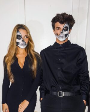 Brent Rivera Instagram - two face 💀👻