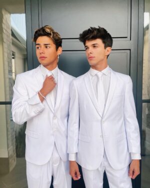 Brent Rivera Instagram - Men in white🤍