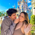 Brent Rivera Instagram - Engagement? Nope…she just had something in her teeth…😂 Disney World