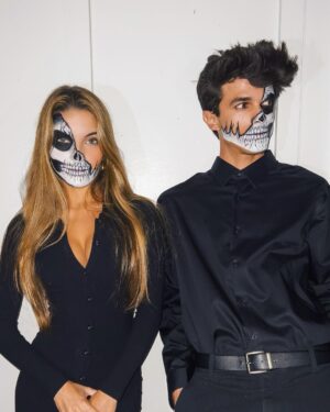 Brent Rivera Instagram - two face 💀👻