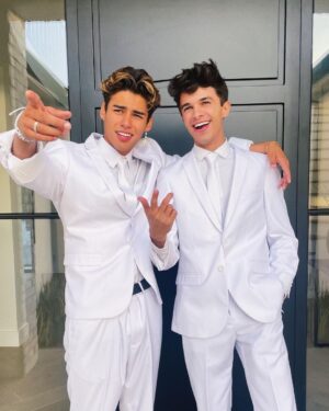 Brent Rivera Instagram - Men in white🤍