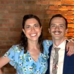 Brian Holden Instagram - It is my beloved’s birthday! I love @merediddys so much. My favorite thing in the world is when we have a day with no plans ahead of us, and we get to just make food and walk and watch movies together. Fortunately, it looks like we’ll have a good number of those days ahead of us in the near future! Meredith is the best dog-mom to our little Luna, and is in fact loved by all little doggies and even some trees, as you can see. I’m so thankful you’re my wife, Meredith! Love you!