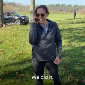 Brittany Daniel Instagram - I’m moved to tears that our first female VP will be @kamalaharris . You’re a great role model. Thank you! You did it @joebiden and @kamalaharris #womenofcolor #presidentelectjoebiden #vpelectkamalaharris