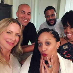 Brittany Daniel Instagram - #TBT to dinner party at my home with my 2nd family. I love you guys! A reminder The Game will begin airing on Netflix on Aug 15th. #thegamecast #missedyoupooch @tiamowry @iamwendyraquel @cobybellagram @hoseachanchez @iampoochhall  @maraakil @therealmalcolmr