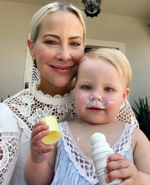 Brittany Daniel Instagram - I love you just as you are Hope Rose Touni. You’re joyful, affectionate, silly, loving, brave and strong….. I can’t wait to know you more my love. It’s an absolute joy to be your mom.💗