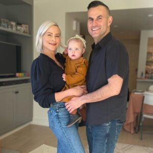 Brittany Daniel Instagram - Happy Thanksgiving! I’m grateful for our loving family and friends! @adam.touni @littlelovebugcompany
