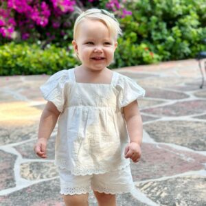 Brittany Daniel Instagram - Happy 2nd birthday to our Hope. You have the kindest heart, adventurous spirit, unbelievable focus, silly sense of humor, but what I admire the most is your empathy for others. I still can’t believe I get to be your mom. Oct 24,2021 was the best day of my life. Daddy and I will be in your corner the rest of our days and beyond. We love you! 💗